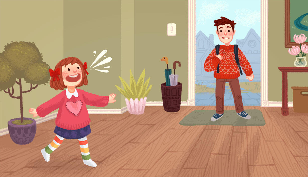 Illustration excerpts from various books for Englishunt